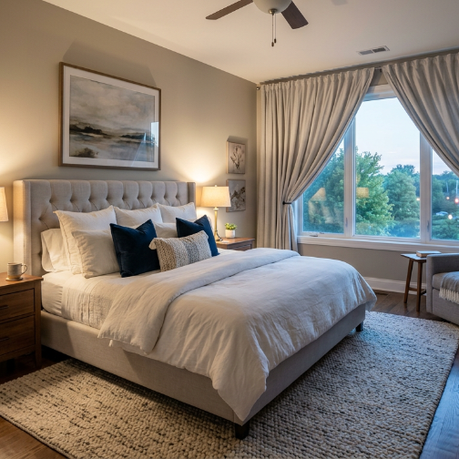 Input: Master bedroom