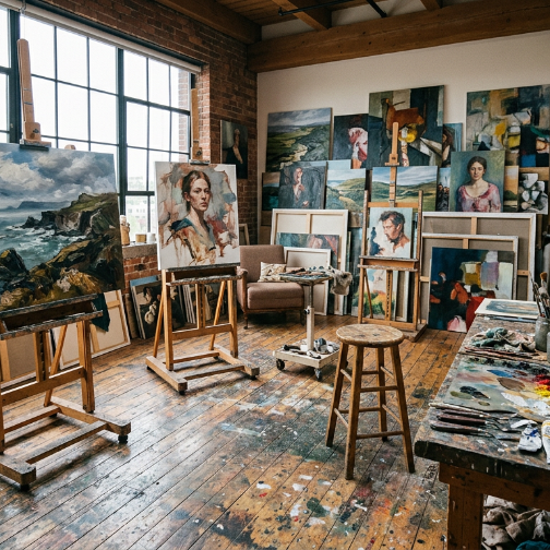 Input: Art studio